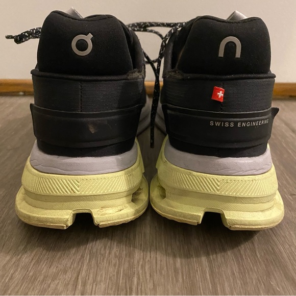 On Running Shoes Cloudnova Flux Black Hay 7.5 - Picture 5 of 16